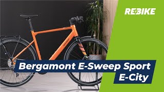 EBike Vorstellung Schlank stark stadttauglich Das Bergamont ESweep Sport 🏙️  Rebikecom [upl. by Karina]