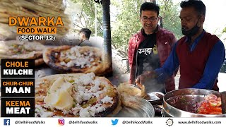 INSANE मक्खनवाला Chur Chur Naan  मसालेदार Chole Kulche  चटकदार Keema Meat I DWARKA DL Sector 12 [upl. by Tybi]