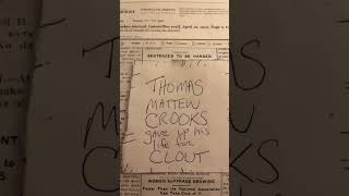 Thomas Matthew Crooks gave his life for Clout [upl. by Une766]