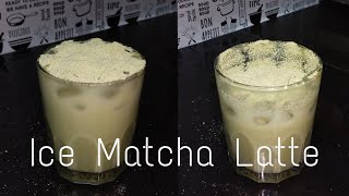 How To Make Ice Matcha Latte At Home 🍵 The Best Ice Matcha Latte  Easy Recipe Without Milk Frother [upl. by Zuzana]