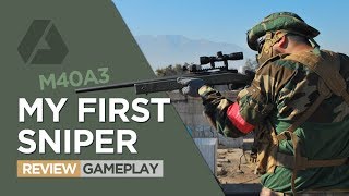 Mi Primer Sniper  McMillan M40A3 VFCASG Airsoft Gameplay [upl. by Ahseret521]