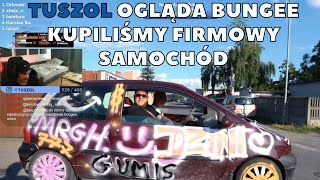 TUSZOL OGLĄDA BUNGEE KUPILIŚMY FIRMOWY SAMOCHÓD [upl. by Rifkin904]