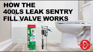 How Fluidmasters 400LS Leak Sentry® Fill Valve Detects Leaks in Your Toilet [upl. by Beaulieu]