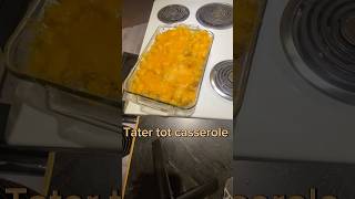 Tater tot casserole recipe recipe food dinnerideas tatertotcasserole cooking dinnerrecipe [upl. by Wulfe436]