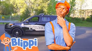 Blippis Police Car  BLIPPI  Kids TV Shows  Cartoons For Kids  Popular video [upl. by Irem756]