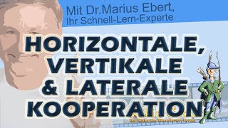 Kooperation auch Konzentration horizontal vertikal lateral [upl. by Panta408]