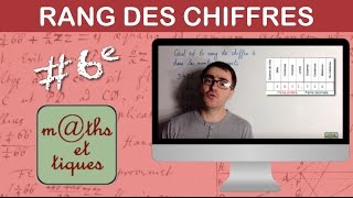 Reconnaître le rang des chiffres  Sixième [upl. by Bathsheeb]