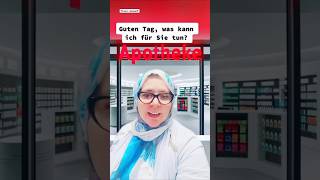 In der Apotheke  Deutsch  deutsch المانيا german deutschkurs almanya shortvideo المانيا [upl. by Glaser698]