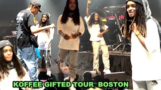 Koffee LIVE Gifted Tour 2022 Full Show VIP Access Boston MA [upl. by Andra969]