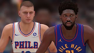 I Swapped Embiid and Jokics Careers in Every 2K [upl. by Latsirc]