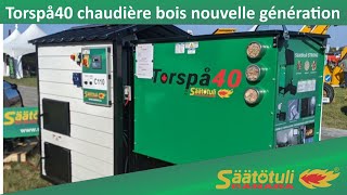 Chaudière bois extérieure nouvelle génération Torspå40 [upl. by Nilyad]