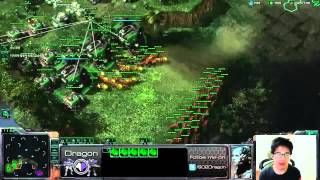 Dragon Defending Baneling Allin  Starcraft 2 [upl. by Viradis144]