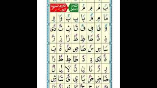 noorani qaida lesson 4 full english taqti no 4 [upl. by Alyhc]