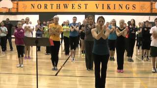 NWJH Show Choir ChoreographyWere All in This Together [upl. by Akinar751]