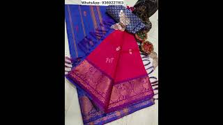 Chinnalampattu traditional border banana pith sarees Vazhai naar pattu [upl. by Lewiss]