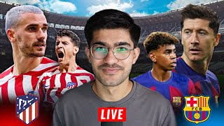 Atletico Madrid vs Barcelona LIVE Reaction amp Watchalong [upl. by Lacombe]