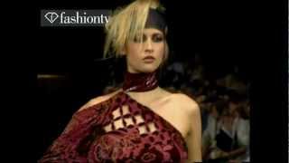 FLASHBACK Scherrer FallWinter 200001 Haute Couture Runway Show  Paris Fashion Week  FashionTV [upl. by Hollerman]