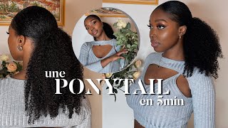 Une Ponytail en 5min [upl. by Annunciata]