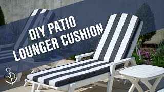 How to Make an Outdoor Lounge Cushion [upl. by Culberson]