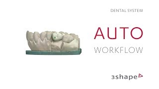 3Shape Dental System  Auto workflow [upl. by Renrut]