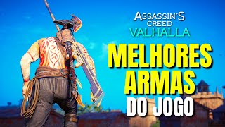 DICAS Das MELHORES ARMAS Para GAMEPLAY em ASSASSIN´S CREED VALHALLA  ATUALIZADO 2022 [upl. by Jamila64]