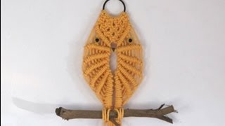 Tutorial para hacer búho de macramé PARTE 1 [upl. by Notlrac]