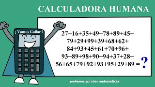 CALCULADORA HUMANA [upl. by Jermyn]