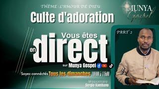 Culte dadoration Thème  Lamour de Dieu  Part 2  Sous thème  La chute de lhomme Genese 3121 [upl. by Neyud98]