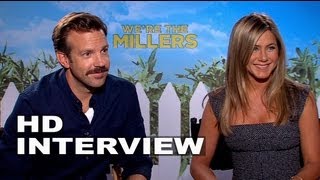 Were The Millers Jennifer Aniston and Jason Sudeikis Official Junket Interview 08072013 [upl. by Steinke]