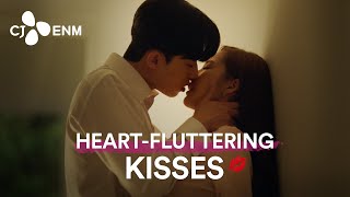 The Best HeartFluttering Kisses in KDramas  CJ ENM [upl. by Eibrab231]