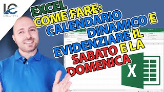 Tutorial Come fare un Calendario Dinamico evidenziando il Sabato e la Domenica [upl. by Renwick]