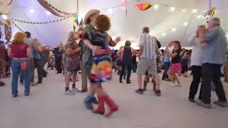 Dance zydeco with Dahlia and Joe to Corey Ledet at Rhythm and Roots 2023 [upl. by Nac426]