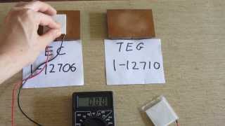 Thermoelectric Cooler  Generator TEC112706 vs TEG112710 Peltier [upl. by Niram]