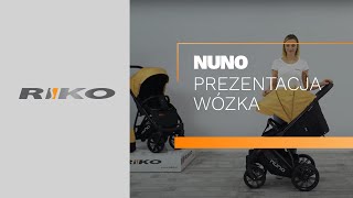 Wózek spacerowy Nuno marki Riko spacerówka z dużymi kołami [upl. by Anomis847]