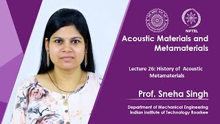 Lecture 26 History of Acoustic Metamaterials [upl. by Jegger820]