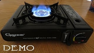 PORTABLE BUTANE GAS STOVE GASONE EZS1000 [upl. by Acirne]