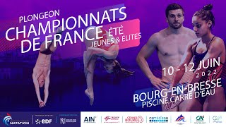 Championnats de France été Jeunes et Elite 2022  Samedi Matin [upl. by Dehsar]