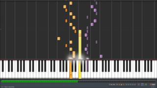 Bach quotLittlequot Fugue in G minor BWV 578 in Synthesia with Simple Analysis [upl. by Aguste]