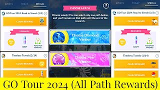 Go Tour 2024 Road to Sinnoh All Path Rewards In Pokemon Go  Choose A Path Pokemon Go  Sinnoh Tour [upl. by Ssitruc117]