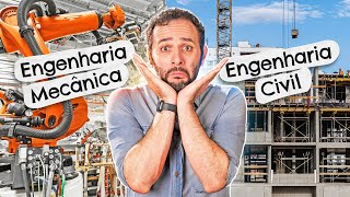 ENGENHARIA CIVIL e MECÂNICA construindo o mundo VocêPodeSer Ep 7 [upl. by Yasnil]