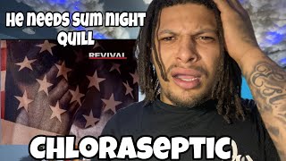 HE IS ACTALLY CRAZY LOL  Eminem Chloraseptic REACTION [upl. by Ringe]