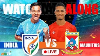 INDIA VS Mauritius  Intercontinental Cup 2024  Live Football Match [upl. by Keli]