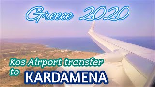 Kos Airport To KardamenaFirst Flight In The New NormalGreece 2020 [upl. by Rennob]