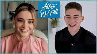 AFTER WE FELL Interviews Josephine Langford Hero Fiennes Tiffin amp Castille Landon [upl. by Jilleen]