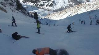 Ischgl  Gampenabfahrt mit Tücken  1Teil [upl. by Gnel]