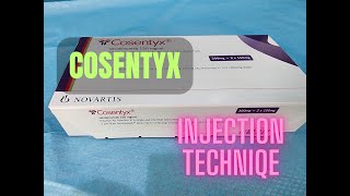 COSENTYX for PSORIASIS Quick Guide to injection technique [upl. by Bunnie]