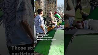 Harvard students walk out of commencement ceremony Shorts [upl. by Madalyn]