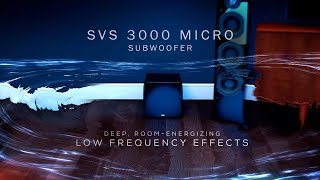 Reference Subwoofer Performance Just Went Micro SVS 3000 Micro Subwoofer [upl. by Serafina409]