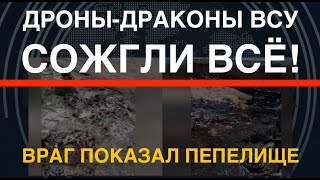 Дроныдраконы ВСУ сожгли всё Враг показал пепелище [upl. by Henn]