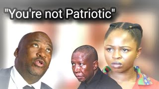 EFF Naledi Chirwa puts Gayton MCKenzie in his place after Tribalstic Remarks on Miss SAKushubile [upl. by Jelena]